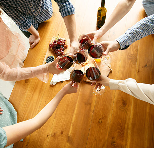 wine testing-group
